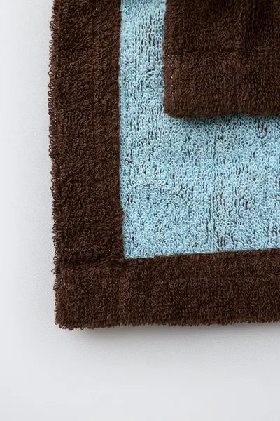 PUKAS SURF PONCHO TOWEL, BROWN-BLUE — фото 5