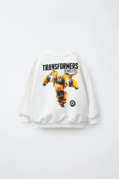 Рубашка с принтом TRANSFORMERS®, Экрю — фото 2