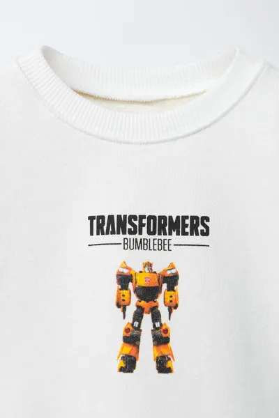 Рубашка с принтом TRANSFORMERS®, Экрю — фото 3