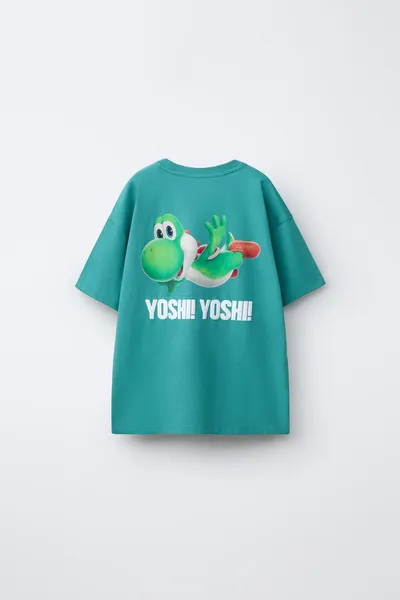 Футболка YOSHI SUPER MARIO BROS ™ © NINTENDO, BLUE GREEN — фото 3