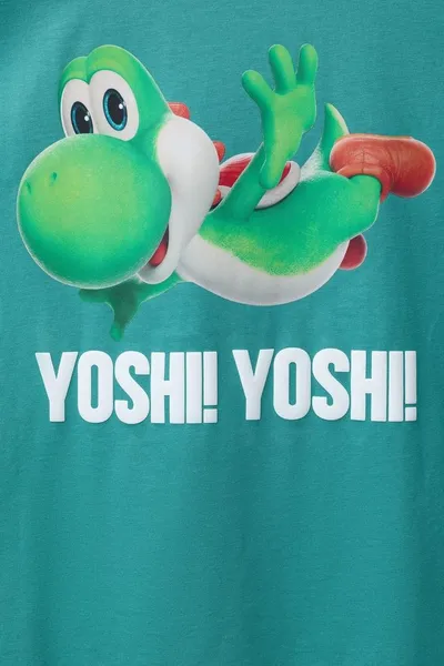 Футболка YOSHI SUPER MARIO BROS ™ © NINTENDO, BLUE GREEN — фото 5