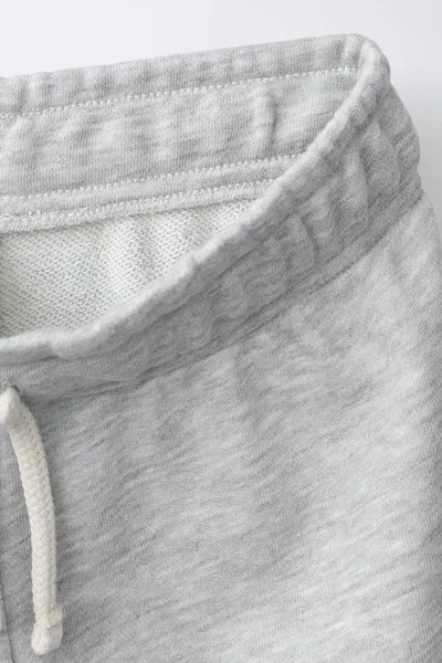 Широкие плюшевые брюки с шаром для бильярда PRINT, GREY marl — фото 4