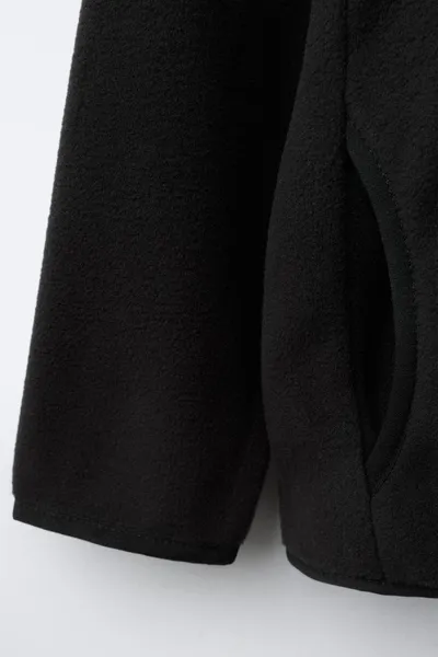 Куртка POLARTEC® FLEECE, Чёрный, флис — фото 4