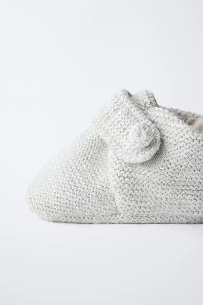 KNITTED BOOTS, Ice White — фото 5