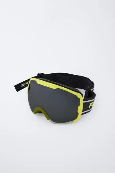 Очки для катания на лыжах из коллекции SKI COLLECTION с футляром, Чёрный — фото 4