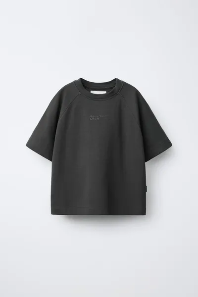 Комплект: футболка Interlock и шорты-бермуды, Тёмный ANTHRACITE — фото 2