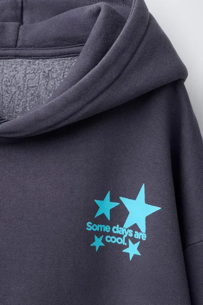 STAR PRINT худи, Синий — фото 5
