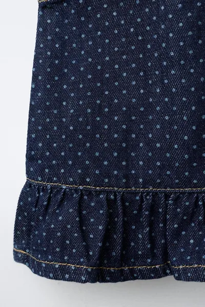 Топ в горошек POLKA DOT, Синий — фото 6