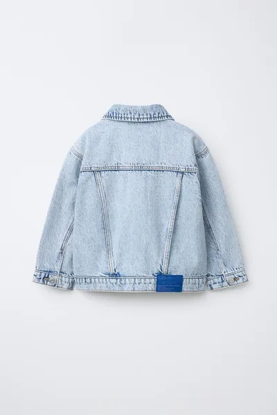 Куртка LABEL DENIM, Светло-голубой — фото 3
