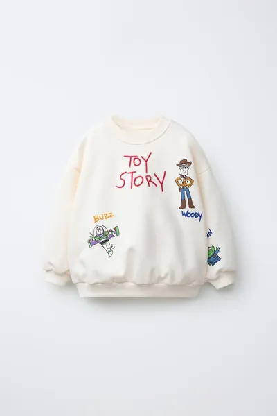 Свитер с вышивкой TOY STORY © PIXAR, Экрю — фото 2