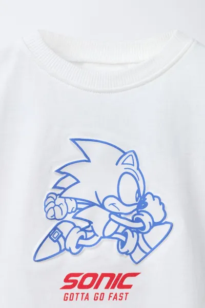 Футболка SONIC AND SHADOW © SEGA, Белый — фото 3
