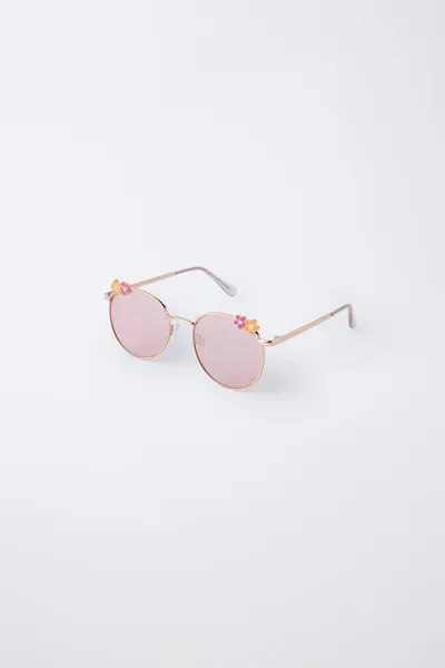 Солнцезащитные очки HIBISCUS METAL, PINK GOLD — фото 2