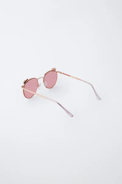 Солнцезащитные очки HIBISCUS METAL, PINK GOLD — фото 3