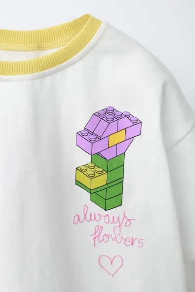 Футболка с принтом LEGO®, Белый — фото 3