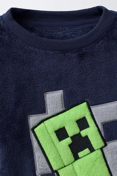 Пижама из флиса MINECRAFT © MOJANG AB. ™ для детей 6–14 лет, Синий — фото 7