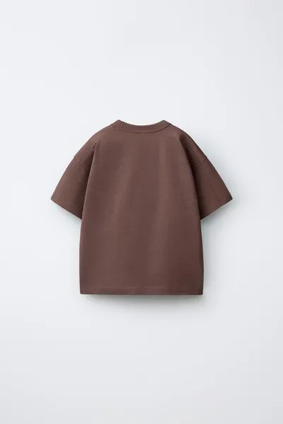 Футболка PLAIN HEAVY WEIGHT, BEIGE-PINK — фото 2