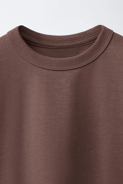 Футболка PLAIN HEAVY WEIGHT, BEIGE-PINK — фото 3