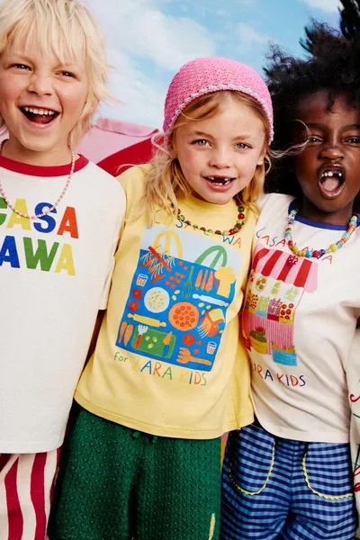 CASA LAWA X KIDS LOGO футболка, Белый — фото 5