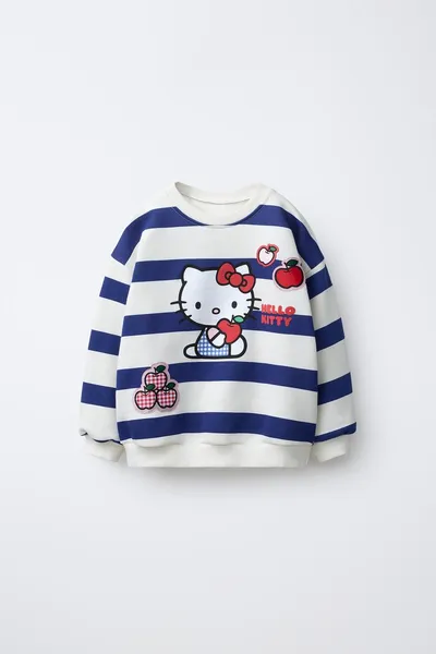 HELLO KITTY © SANRIO свитшот, BLUE/WHITE — фото 2