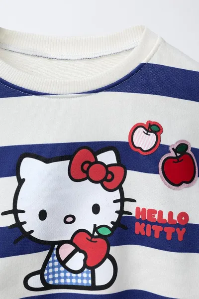HELLO KITTY © SANRIO свитшот, BLUE/WHITE — фото 4