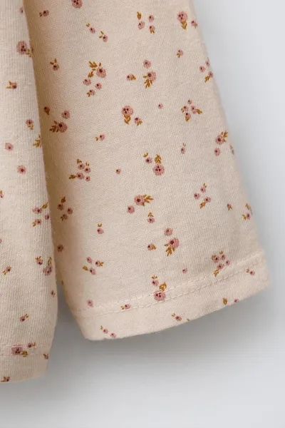 Футболка FLORAL PRINT, Mid-ECRU — фото 4