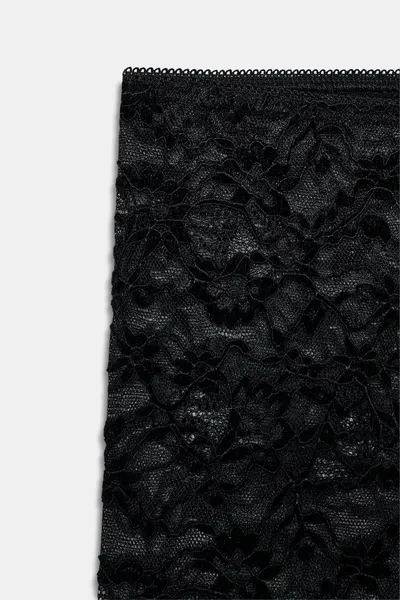 Легинсы LACE CAPRI, Чёрный — фото 6