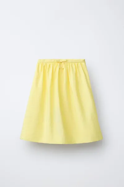 Юбка миди TAFFETA, Жёлтый — фото 2