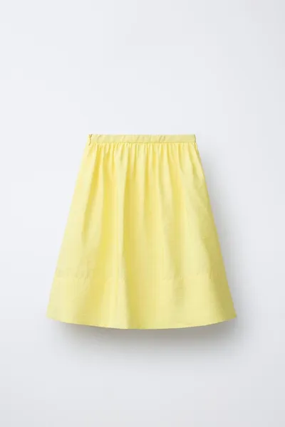 Юбка миди TAFFETA, Жёлтый — фото 3