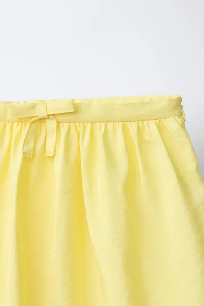 Юбка миди TAFFETA, Жёлтый — фото 4