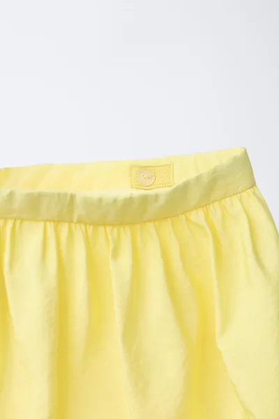 Юбка миди TAFFETA, Жёлтый — фото 5