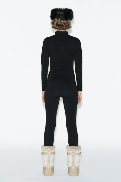 Футболка из мериносовой шерсти SEAMLESS MERINO WOOL T-SHIRT, коллекция SKI COLLECTION, Чёрный — фото 5