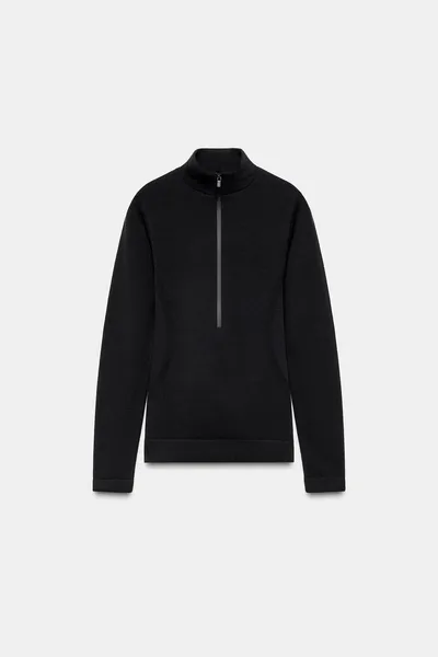 Футболка из мериносовой шерсти SEAMLESS MERINO WOOL T-SHIRT, коллекция SKI COLLECTION, Чёрный — фото 6