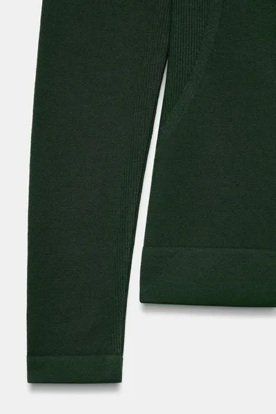 Куртка из смесовой мериносовой шерсти — SKI COLLECTION, Хаки — фото 8