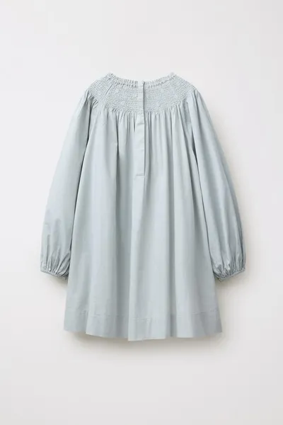 LIMITED EDITION Smocked Пижамная Туника, BLUE GREY — фото 2