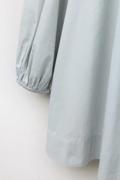 LIMITED EDITION Smocked Пижамная Туника, BLUE GREY — фото 4