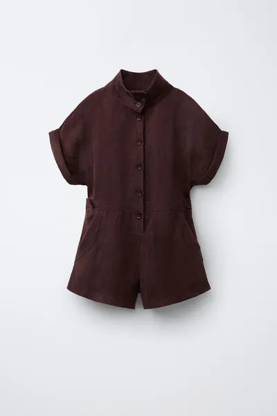 Комбинезон FLUID PLAYSUIT, Бордовый — фото 2