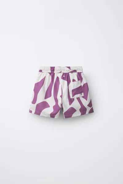 Плавки геометрические для детей 6–14 лет / AGES 6-14 / GEOMETRIC PRINT SWIM SHORTS, 694 — фото 2
