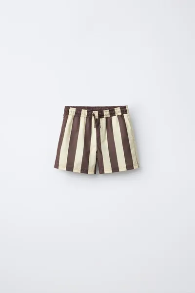 Плавки для детей 6–14 лет / STRIPED, Лёгкий BROWN — фото 2