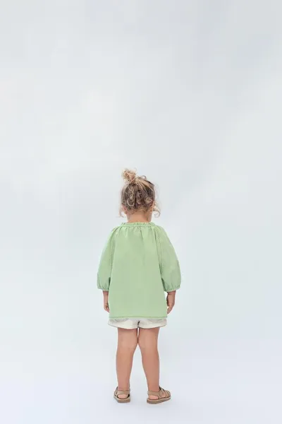 Шорты с цветочной отстрочкой, ограниченная серия, 2–14 лет, С принтом — фото 5
