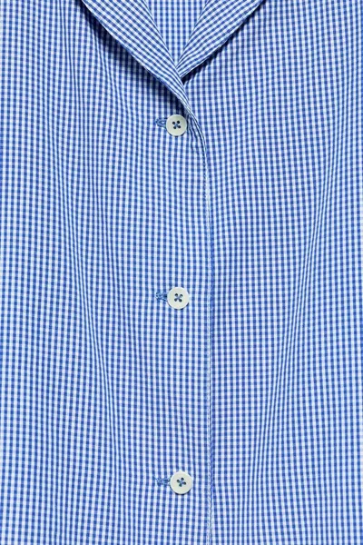 Рубашка в клетку Gingham для детей 6–14 лет, лимитированная серия, Синий — фото 3