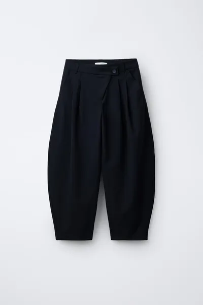 Брюки BALLOON TAILORED FIT, Тёмно-синий — фото 2