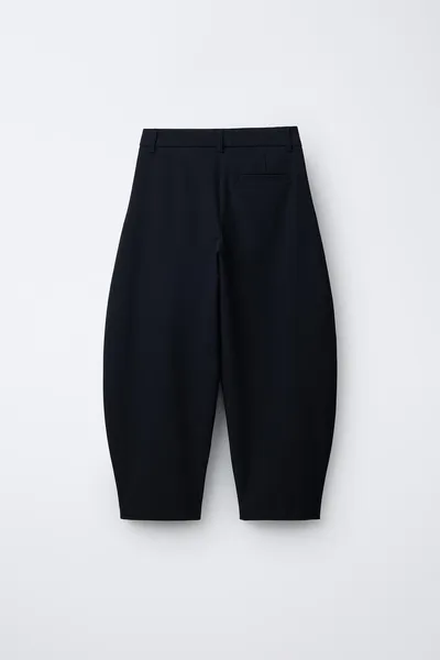Брюки BALLOON TAILORED FIT, Тёмно-синий — фото 3