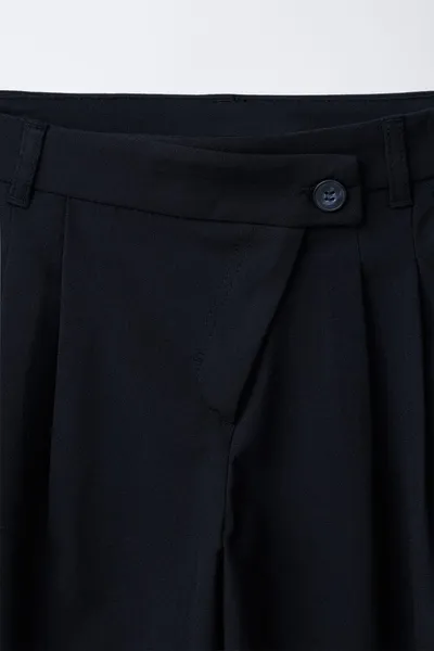 Брюки BALLOON TAILORED FIT, Тёмно-синий — фото 4