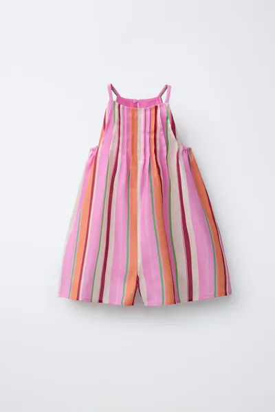 Комбинезон с декольте HALTER NECK, PINK marl — фото 3