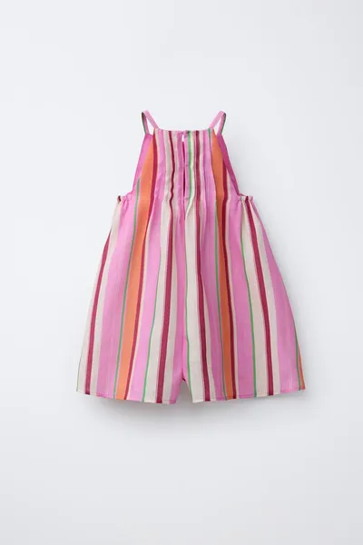Комбинезон с декольте HALTER NECK, PINK marl — фото 4