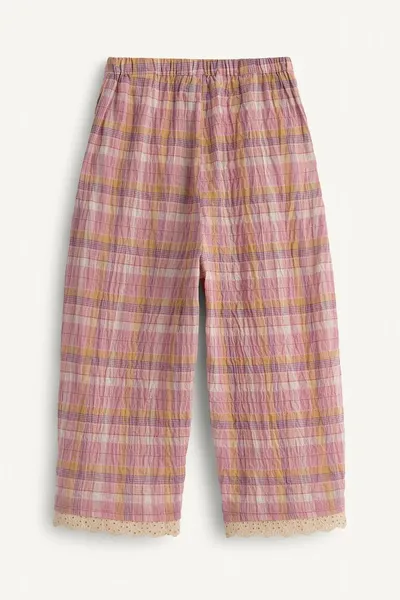 Брюки LIMITED EDITION TEXTURED CHECK, Розовый — фото 3