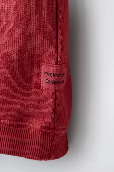 Комплект: свитшот и джоггеры LABEL, Красный — фото 7