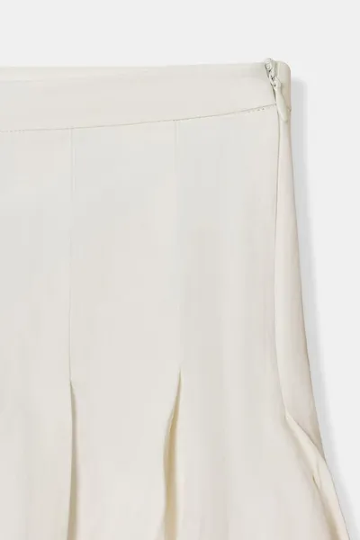 Бермуды ZW COLLECTION SHORT BOX PLEAT, Oyster-white — фото 6