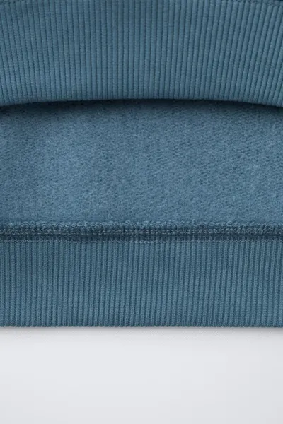Базовая свитшот и брюки-джоггеры с этикеткой, Тёмный BLUE, 72 % хлопка — фото 5