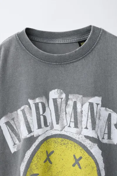 NIRVANA ® PRINT футболка, Серый — фото 3